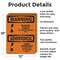 Signmission Safety Culture Sign, 12 in Width, Aluminum, Rectangle, Bilingual OS-2PACK-WS-A-1218-L-12508 - alternate 2